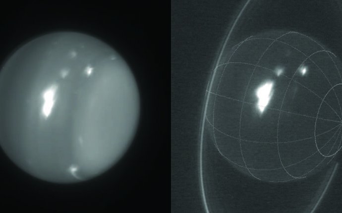 Infrared hotspots on Uranus